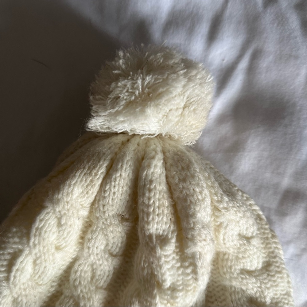 Cream Winter Hat - Picture 6 of 8